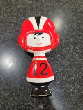 Vintage Avon GridKid Hair Brush Football Player